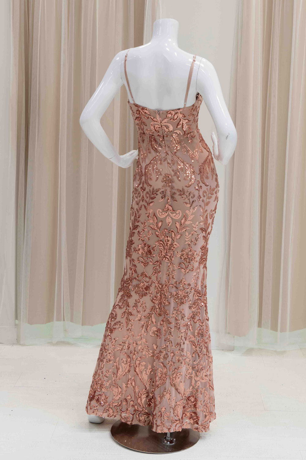 Rose Gold Evening Gown