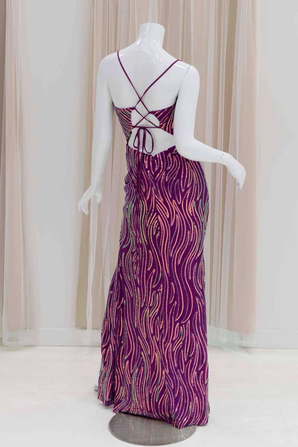 Summer Vocation Evening Gown in Purple