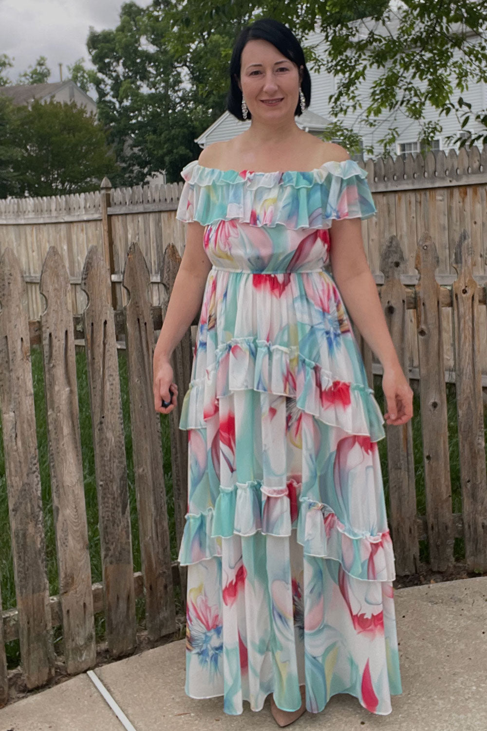 Lightweight Chiffon Summer Wedding Guest Dress
