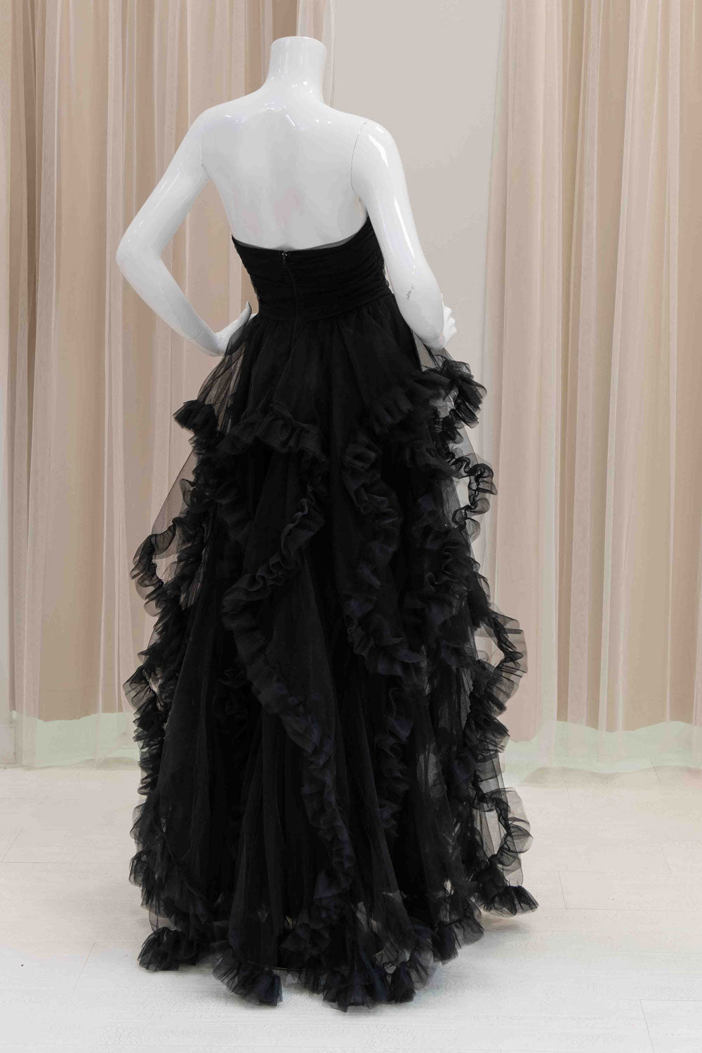 Modern Tulle Sweet 16 Evening Gown