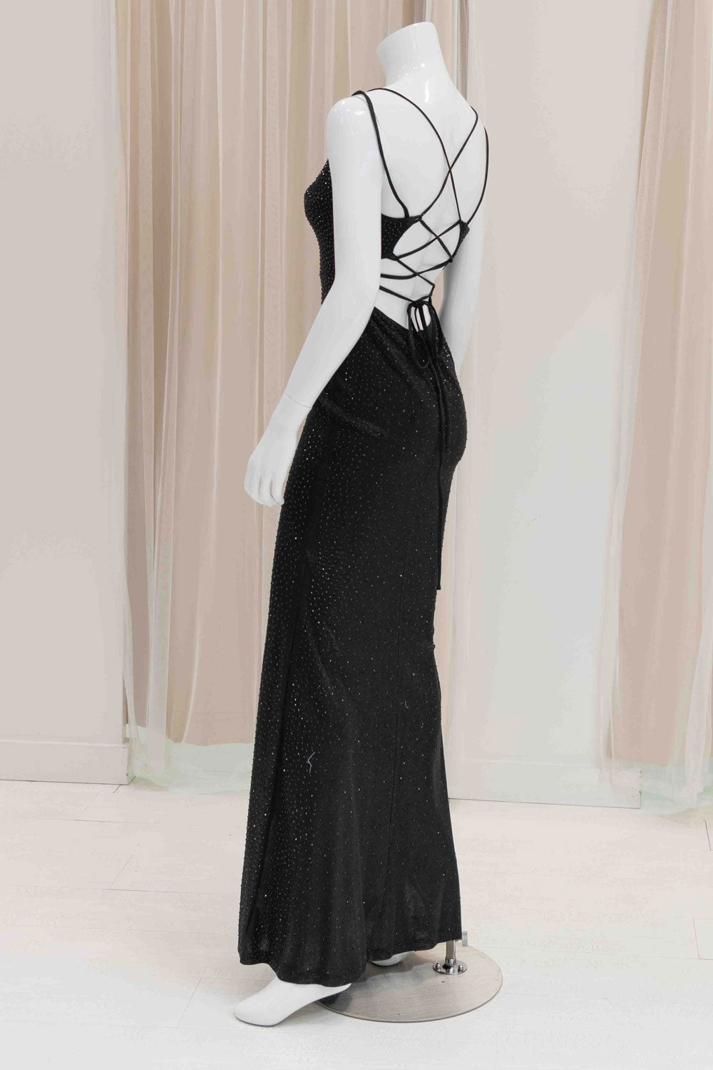 Black Sexy Simple Wedding Guest Dress 