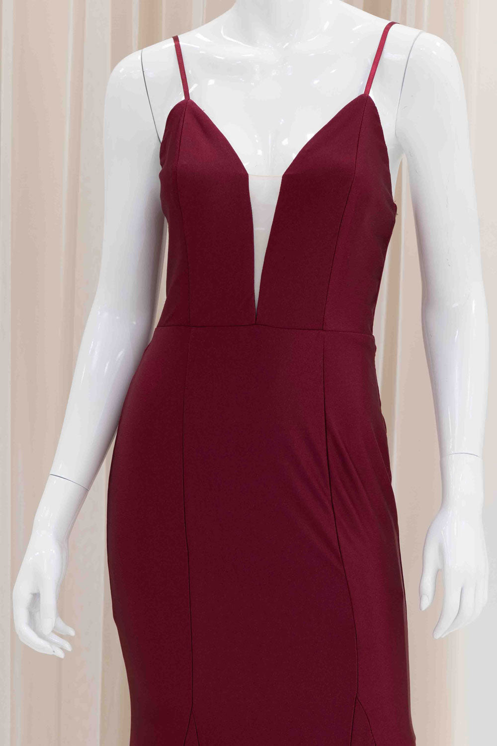 Burgundy Bridesmaids Dress