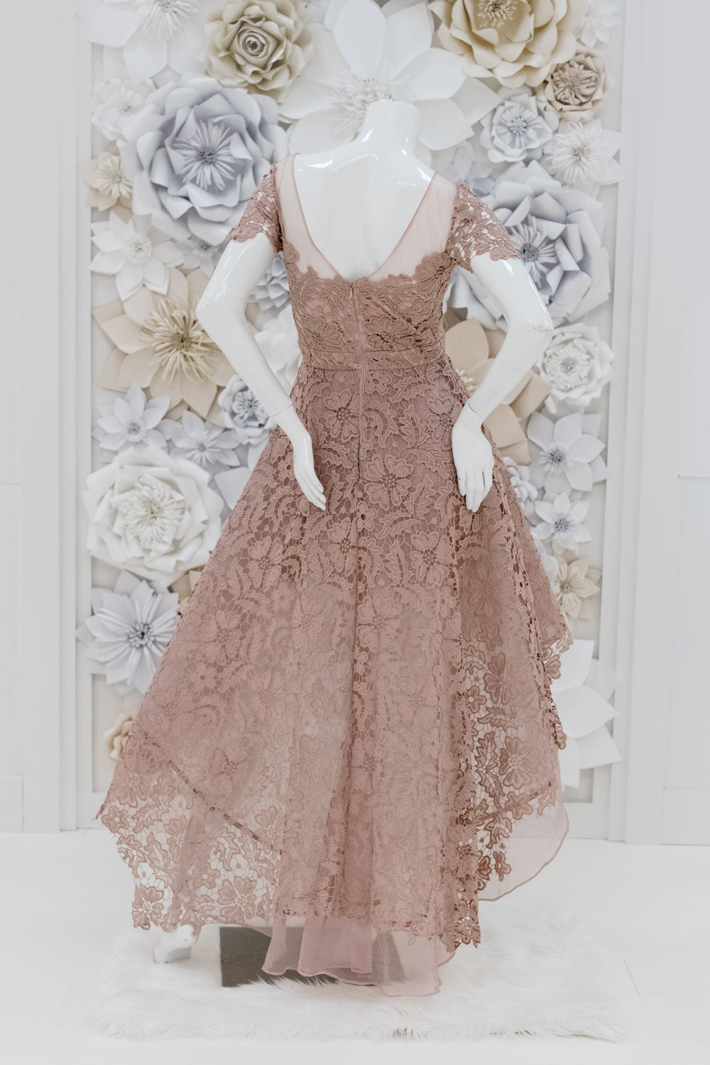 Belinda High-Low Lace Dress