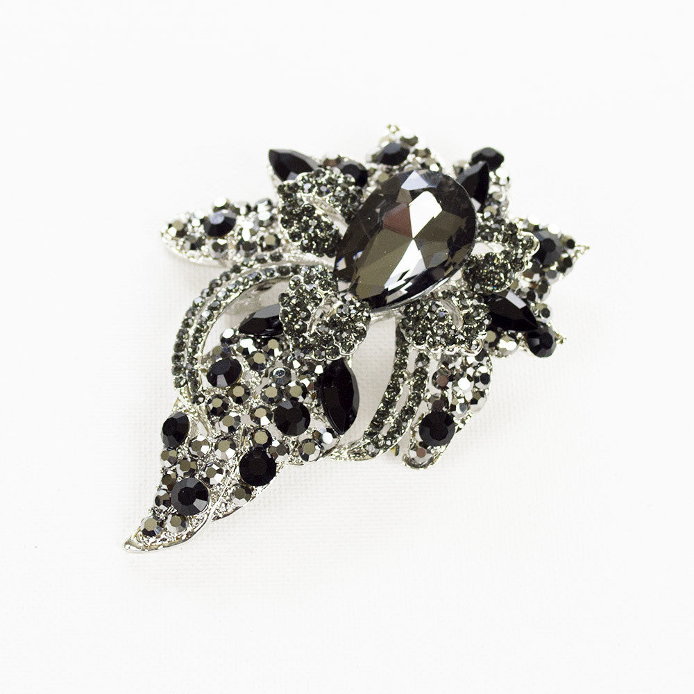 Wild Flower Crystal Brooch