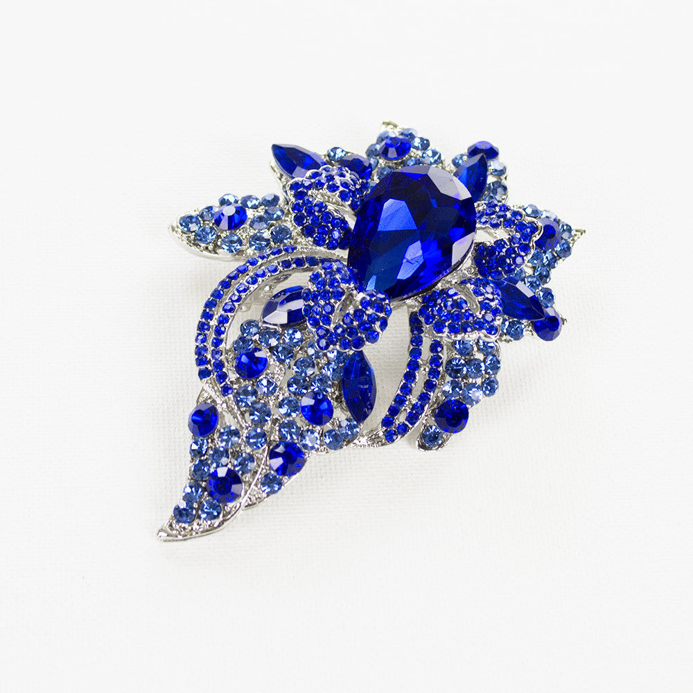 Wild Flower Crystal Brooch