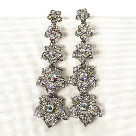 Graduating Flowers Statement Earrings