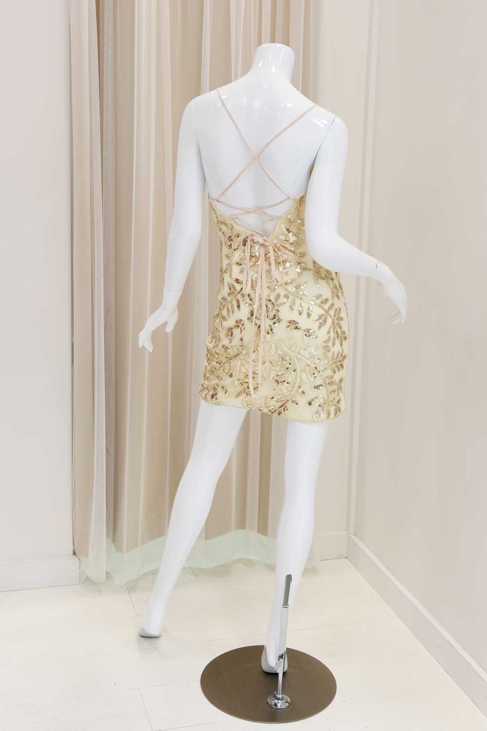 Great Gatsby Party Dress in Gold 